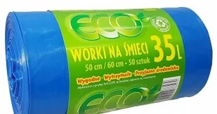 Worki Na Śmieci Eco 35L 50SZT Bardzo Wytrzymale! - Worki na śmieci - miniaturka - grafika 2