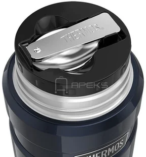 Thermos King 0,47l oryginalny profesjonalny termos na jedzenie z łyżką - miedziany THR128088 - Termosy - miniaturka - grafika 4