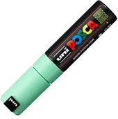 Kredki, ołówki, pastele i pisaki - uni-ball Uni-Ball  marker Uni Posca o szerokim klinowatym czubkiem, jasnozielony jeden rozmiar 148833000 - miniaturka - grafika 1