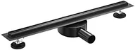 Odpływy liniowe - STELLMAN Odpływ liniowy brodzikowy prysznicowy SLIM 600 mm CZARNY S01bl60 - miniaturka - grafika 1