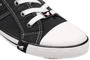 Mustang Trampki 36C0028 Czarne 1099-302-9 Schwarz 27430 - Trampki damskie - miniaturka - grafika 5
