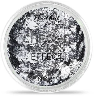 Neonail CHROME FLAKES EFFECT - Metaliczna folia do paznokci - 01 NEOFMDPA-DOPA-01 - Lakiery do paznokci - miniaturka - grafika 2