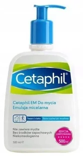 Cetaphil GALDERMA SP Z O.O Polska EM Emulsja micelarna do mycia 500 ml 7072497 - Kosmetyki do kąpieli - miniaturka - grafika 9