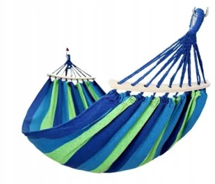 Hamak Ogrodowy Ze Stelażem Wiszący Pokrowiec Linki - Hamaki - miniaturka - grafika 3