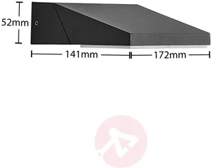 LUCANDE Lucande Auda kinkiet zewnętrzny LED - Lampy ogrodowe - miniaturka - grafika 4