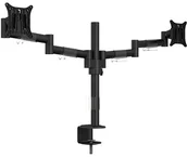 Uchwyty do telewizora - MultiBrackets M VESA Deskmount Officeline Dual Black 7350073735853 - miniaturka - grafika 1