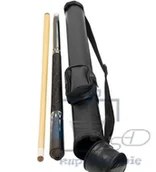 Stoły bilardowe i akcesoria - MAX Dwuczęściowy kij bilardowy 146 cm + futerał - miniaturka - grafika 1