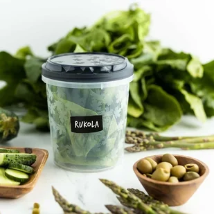 Branq DOSTAWCA Komplet 3 Pojemników Rukkola Twist 1115 Z Tablicą BRA000237 - Pojemniki kuchenne - miniaturka - grafika 9