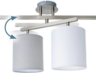 Näve Lampa sufitowa Tilde, cztery klosze, szara/biała - Lampy sufitowe - miniaturka - grafika 2