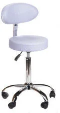 Beauty System Taboret kosmetyczny z oparciem BD-9934 lawenda BD-9934/3330 - Krzesła i taborety kosmetyczne - miniaturka - grafika 5