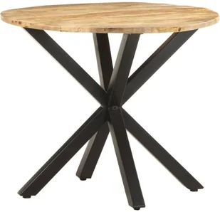 VidaXL Lumarko Stolik boczny, 68x68x56 cm, lite drewno mango 320659 VidaXL - Ławy i stoliki kawowe - miniaturka - grafika 7