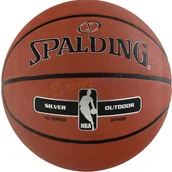Koszykówka - Spalding Piłka do koszykówki NBA Silver Outdoor 2017 rozmiar 5) 12h 83568Z - miniaturka - grafika 1