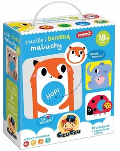 CzuCzu. Puzzle z dziurką. Maluchy - Książki edukacyjne CzuCzu. Puzzle z dziurką. Maluchy - Książki edukacyjne - miniaturka - grafika 6