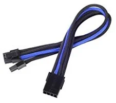 Silverstone Adapter PCI 8-Pin na PCIe 6+2-Pin 25cm czarno niebieski SST-PP07-PCIBA - Kable komputerowe i do monitorów - miniaturka - grafika 2