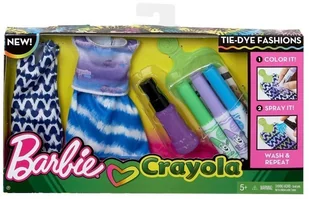 Mattel Barbie Crayola Zrób to sama Stylowe szablony - Akcesoria dla lalek - miniaturka - grafika 5