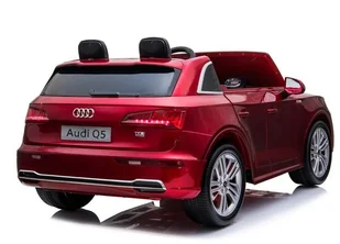 LEANToys   Pojazd na Akumulator Nowe Audi Q5 2-osobowe Czerwone Lakierowane - Pojazdy elektryczne dla dzieci - miniaturka - grafika 5