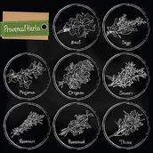 Pozostałe akcesoria dla plastyków - Pro-Art-Bilderpalette Pro-Art gla1166 a obraz na ścianę Glas-Art "Provencal Herbs", kolorowy GLA1166A - miniaturka - grafika 1