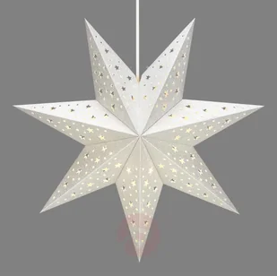 Markslojd Niezwykła gwiazda Solvalla 45 cm srebrna - Ozdoby bożonarodzeniowe - miniaturka - grafika 2