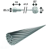 Hamulce rowerowe - XLC XLC BR-X86 Inner Brake Cable 1,5mm 2350mm 2021 Linki i osłonki hamulcowe 2500365012 - miniaturka - grafika 1