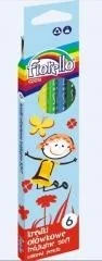 Kredki FIORELLO SUPER SOFT TRÓJK. 6 KOLORÓW - Kredki, ołówki, pastele i pisaki - miniaturka - grafika 3