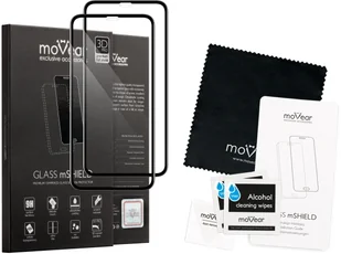 movear 2 szt. Szkło Hartowane 3D na iPhone 11 Pro Max (6.5") na Cały Ekran GLASS mSHIELD 3D PRO AI11MG3PGPF3BK2 - Szkła hartowane na telefon - miniaturka - grafika 2