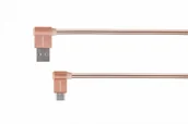 Kable USB - Kruger&Matz Kabel USB - wtyk kątowy typu C 1m 3A AP_138833 - miniaturka - grafika 1
