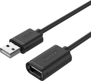 Unitek Y-C417GBK Przedłużacz USB 2.0 AM-AF 3M - Adaptery i przejściówki - miniaturka - grafika 3