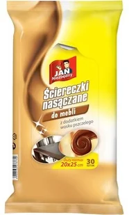 Jan Niezbędny Ściereczki nasączane do mebli 30szt 8571009876 - Ściereczki, gąbki, czyściki - miniaturka - grafika 3