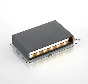 LINDBY Lindby Jarte kinkiet zewnętrzny LED, 20 cm down - Lampy ogrodowe - miniaturka - grafika 3