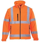 Akcesoria do elektronarzędzi - Portwest portwest s428 Hi-VIS kurtka softshell, xl, pomarańczowy S428ORRXL - miniaturka - grafika 1