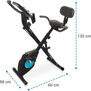 Capital Sports Capital Sports Azura M3 Pro Trenażer domowy, elastyczne taśmy, napęd paskowy, kolor czarny FIT17-Azura Plus - Trenażery rowerowe - miniaturka - grafika 12