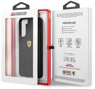 Ferrari FESPEHCS21MBK S21+ G996 czarny/black hardcase On Track Perforated hurtel-68724-0 - Etui i futerały do telefonów - miniaturka - grafika 8