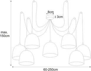 Kaja ALFRED OLSZEWSKI Żyrandol K-4495 z serii NEST GRAY - Lampy sufitowe - miniaturka - grafika 2