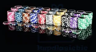 Garthen Żeton na sztuki design Ocean Nominał 50 - 50 szt - Zestawy do pokera - miniaturka - grafika 2