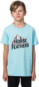 Bluzy dla chłopców - Horsefeathers t-shirt SLANT YOUTH T-SHIRT sky blue) - miniaturka - grafika 1