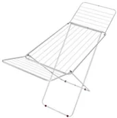 Suszarki na ubrania - Pucuś Suszarka balkonowa biała Luigi 18mb - miniaturka - grafika 1