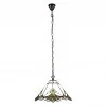 Lampy pozostałe - Clayre & Eef Lampa Sufitowa Tiffany Na Łańcuchu A Clayre & Eef 5LL-6184 - miniaturka - grafika 1
