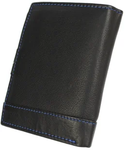 Bellugio Portfel Męski Skórzany 1028 Skóra Licowa Duży Pionowy Z Zapięciem Suwak Pionowy - Portfele - miniaturka - grafika 7