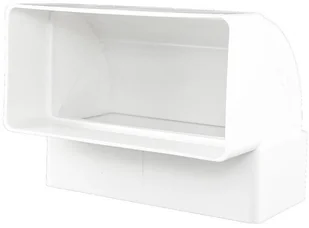 Vents Group Kolanko wentylacyjne pionowe 110x54mm tworzywo 90 st. 060 060 - Akcesoria do wentylacji i klimatyzacji - miniaturka - grafika 2