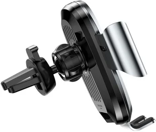 Baseus Smart uchwyt grawitacyjny samochodowy do kratki Silver SUGENT-ZN0S - Uchwyty samochodowe do telefonów - miniaturka - grafika 3