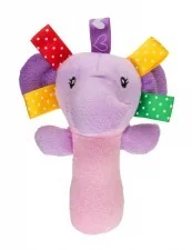 Akuku GRZECHOTKA PISZCZEK SŁOŃ fo - Grzechotki dla dzieci - miniaturka - grafika 2