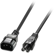 Przewody elektryczne - Lindy Lindy 30340 Przedłużacz zasilający IEC C14 IEC C5 1m LY-30340 - miniaturka - grafika 1