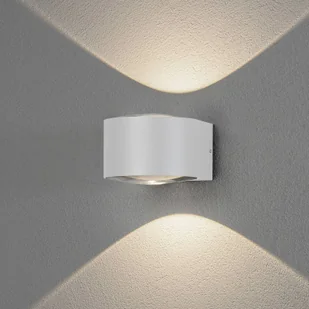 Konstsmide Kinkiet zewnętrzny LED Gela, up/down, biały - Lampy ogrodowe - miniaturka - grafika 2