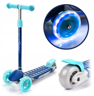 LED Hulajnoga Dla Dzieci Trójkołowa Meteor Sloper - Hulajnogi - miniaturka - grafika 3