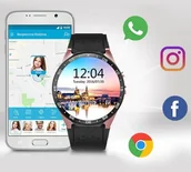 Smartwatch - Locon GJD.07 Złoty - miniaturka - grafika 1