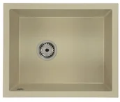 Zlewozmywaki - Brado Zlewozmywak granitowy podwieszany FELIX beżowy felixbe - miniaturka - grafika 1