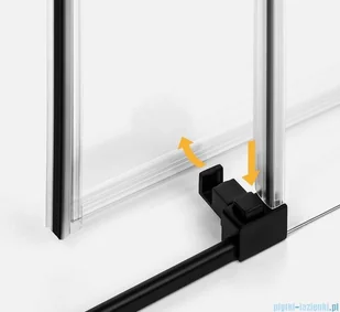 Kabina prysznicowa 140x90 D-0324A/D-0129B Prime Black D-0324A/D-0129B - Kabiny prysznicowe - miniaturka - grafika 9