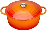 Brytfanny - Le Creuset rondel żeliwny, 24 cm, z serii Signature, czerwony, 24 cm 21177240902430 - miniaturka - grafika 1