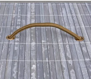 vidaXL Bambusowy kosz na pranie, szary, 72 L vidaXL - Kosze na bieliznę - miniaturka - grafika 7