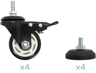 TooQ Emaga Uchwyt Ścienny do TV TooQ FS20200M-B 60" - 105" 100 Kg Czarny Koła S0225400 - Uchwyty do telewizora - miniaturka - grafika 4